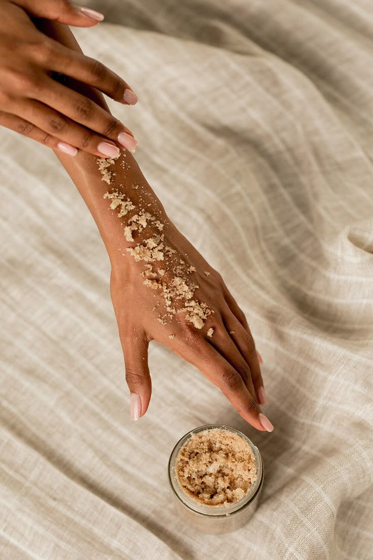 caramel body scrub