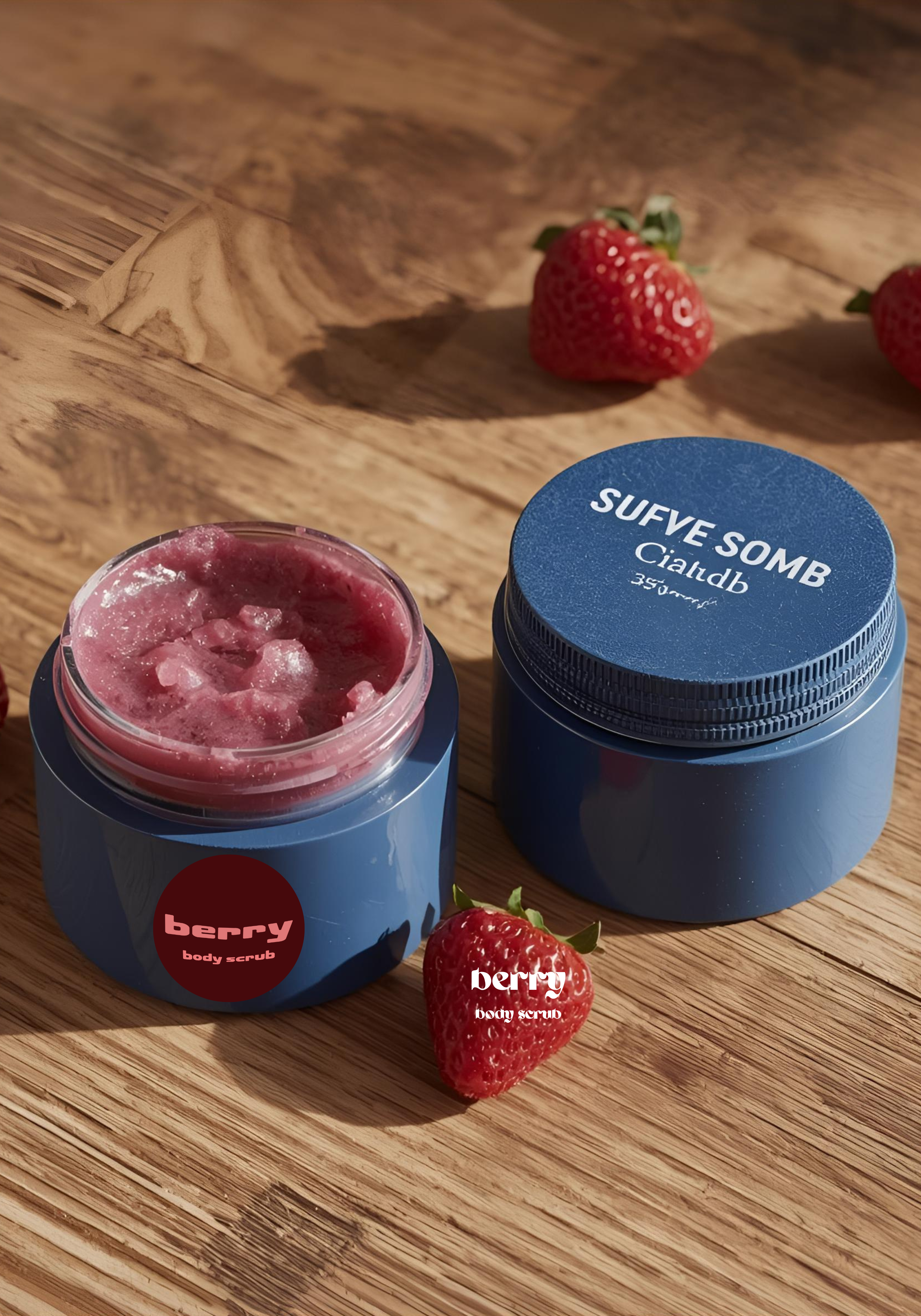 berry body scrub